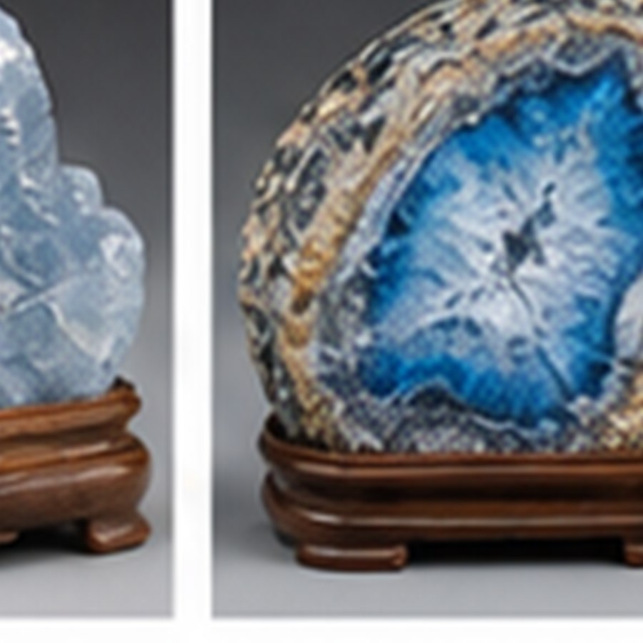 古韵孔雀石摆件 · 手工雕制